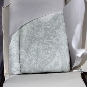 Floral Gray Paisley King Sheet Set